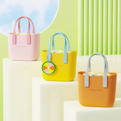 Fungoofun Shopping Bag กระเป๋าถืออเนกประสงค์ 3 มิติ กันน้ํา รุ่น G518