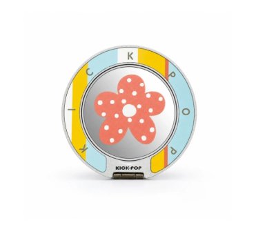 Kickpop Magpop Ring Kickstand Colorful Stripe Flower แหวนแม่เหล็กติดมือถือพร้อมกระจกเงาและขาตั้ง MagSafe