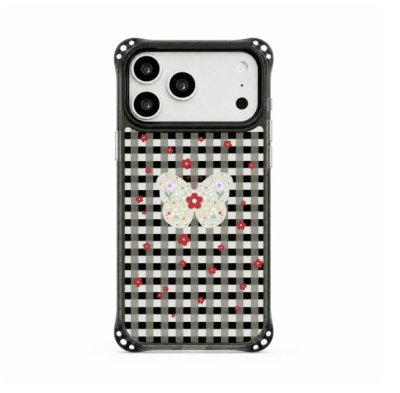 Kickpop Sparkle Airbumper Checkered Mirror MagSafe Case for iPhone 17/18 Series เคสกระจกลายตารางวิบวับ กันกระแทก รองรับ MagSafe