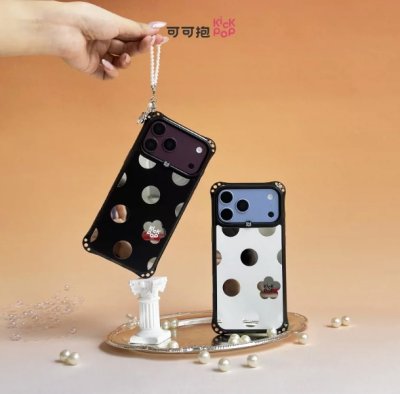 Kickpop Sparkle Airbumper Polka Dot MagSafe Case for iPhone 17/18 Series เคสลายจุดพอลก้าดอทคลาสสิก กันกระแทก รองรับ MagSafe