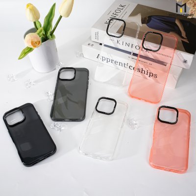 MOLAN CANO Jelly รุ่น iPhone 16/16 Plus/16pro/16promax เคสนิ่ม เนื้อใสเจลลี่ สำหรับไอโฟน กันรอยขีดข่วน