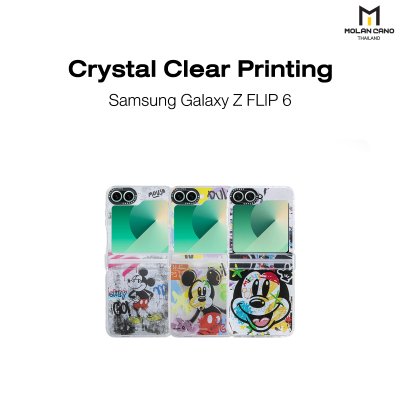 เคส Molan Cano Z Flip 6 ลาย Mickey Mouse ขอบใส