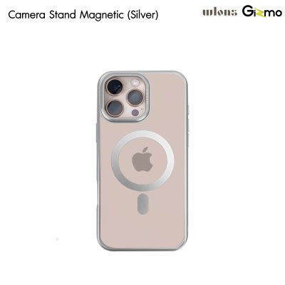 Wlons Camera Stand Magnetic magsafe iPhone เคสใส กรอบล้อมกล้องมีขาตั้ง สำหรับไอโฟน 16promax