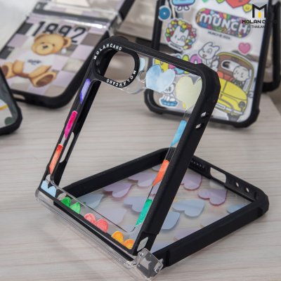 เคส Molan Cano Z Flip 6 ขอบดำ กันกระแทก 4 มุม ตาข่ายกันฝุ่น