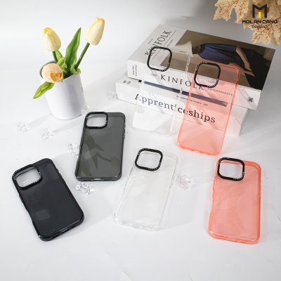 MOLAN CANO Jelly รุ่น iPhone 16/16 Plus/16pro/16promax เคสนิ่ม เนื้อใสเจลลี่ สำหรับไอโฟน กันรอยขีดข่วน