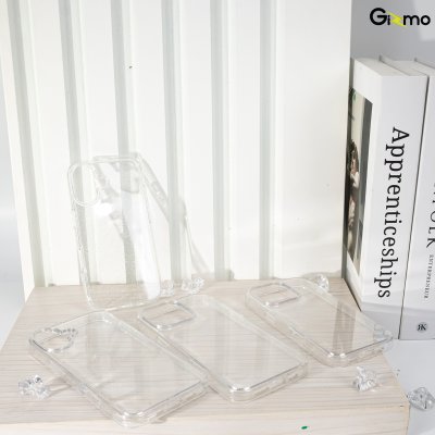 Gizmo Glitter Glam iPhone 16/16+/16Pro/16Promax เคสไอโฟน เคสใสกลิตเตอร์ กากเพชร กันรอยขีดข่วน กันกระแทก