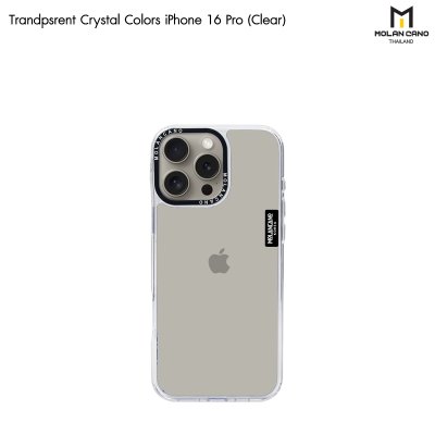 Molan Cano Tranparent Crystal Color กันรอยขีดข่วน กันกระแทก for iPhone 16/16+/16pro/16Pro max