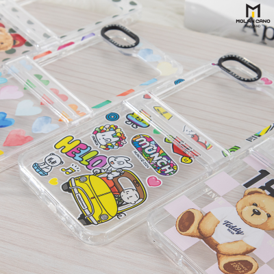 เคส Molan Cano Z Flip 6 ใสพิมพ์ลายสวย กันฝุ่น กันกระแทก