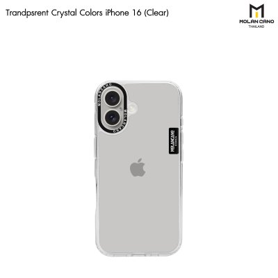 Molan Cano Tranparent Crystal Color กันรอยขีดข่วน กันกระแทก for iPhone 16/16+/16pro/16Pro max