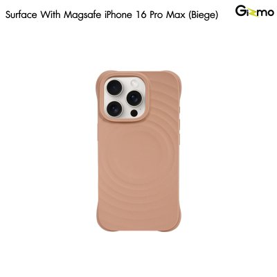 Kaono Surface waves with magsafe เคสซิลิโคน เคสชาร์จได้ กันกระแทก สำหรับ iPhone 16