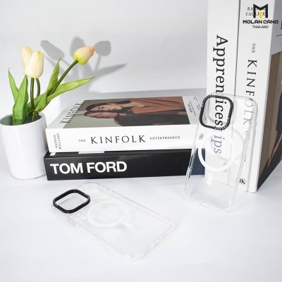 MOLAN CANO รุ่น iPhone16pro/16promax เคสชาร์จได้ เคสนิ่ม เนื้อใสเจลลี่ Jelly Magsafe สำหรับไอโฟน