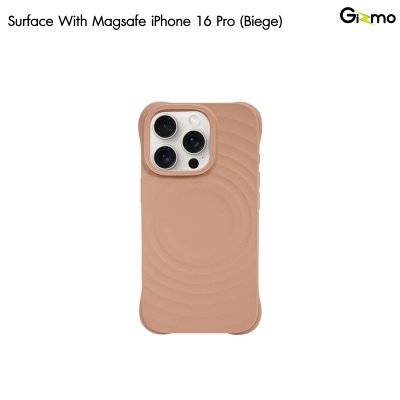 Kaono Surface waves with magsafe เคสซิลิโคน เคสชาร์จได้ กันกระแทก สำหรับ iPhone 16