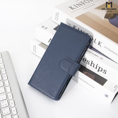 HANA Harvard Diary Case เคสฝาพับมีช่องใส่บัตร iPhone สำหรับไอโฟน 16/16+/16pro/16promax