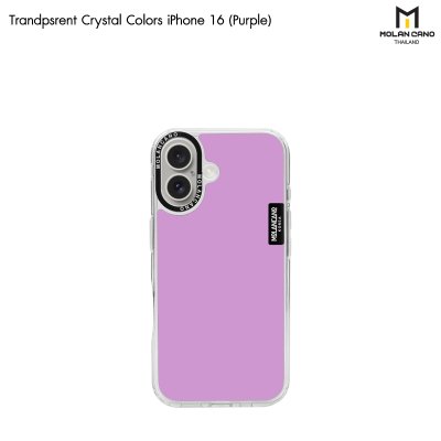 Molan Cano Tranparent Crystal Color กันรอยขีดข่วน กันกระแทก for iPhone 16/16+/16pro/16Pro max