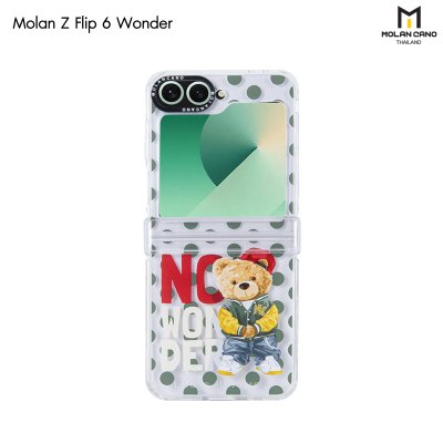 เคส Molan Cano Z Flip 6 ใสพิมพ์ลายสวย กันฝุ่น กันกระแทก
