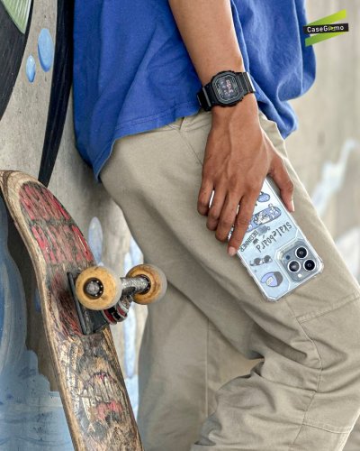 Gizmo เคสซัมซุง เคสS22ultra เคสS23ultra เคสS24ultra เคสใส ยกขอบกันกระแทก รุ่น Strong-X สกรีนลาย Street(หมายเหตุบอกรุ่น)