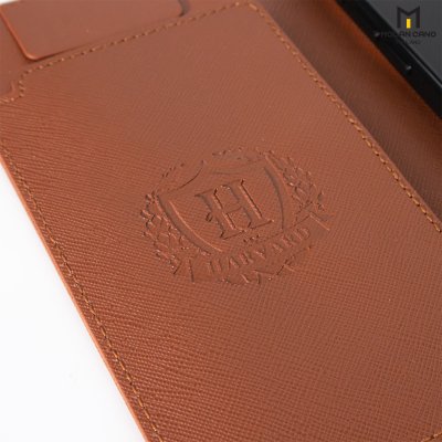 HANA Harvard Diary Case เคสฝาพับมีช่องใส่บัตร iPhone สำหรับไอโฟน 16/16+/16pro/16promax