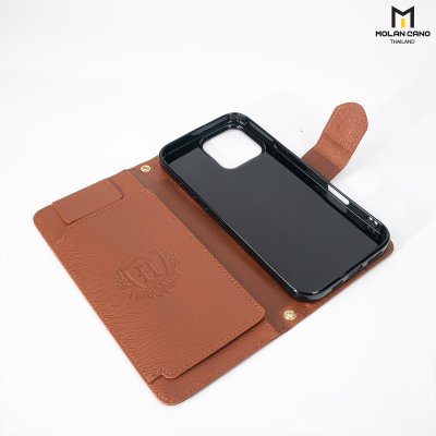 HANA Harvard Diary Case เคสฝาพับมีช่องใส่บัตร iPhone สำหรับไอโฟน 16/16+/16pro/16promax