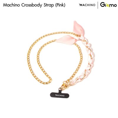 MACHINO Crossbody Strap สายคล้องโทรศัพท์มือถือ สไตล์ผ้าพันคอ+โซ่ (MC-LG10)