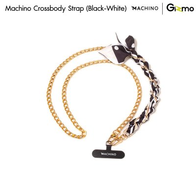 MACHINO Crossbody Strap สายคล้องโทรศัพท์มือถือ สไตล์ผ้าพันคอ+โซ่ (MC-LG10)