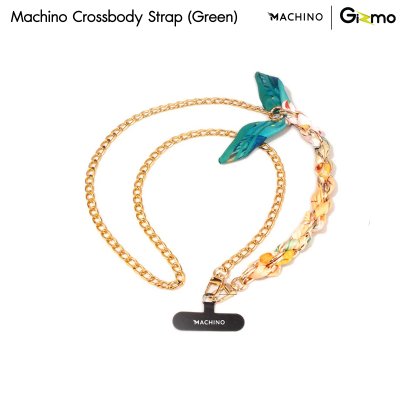 MACHINO Crossbody Strap สายคล้องโทรศัพท์มือถือ สไตล์ผ้าพันคอ+โซ่ (MC-LG10)