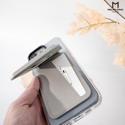 Molan Cano Card Pocket magsafe Flip Stand ขาตั้ง Smartphone พร้อมช่องเก็บบัตร แบบแม่เหล็ก