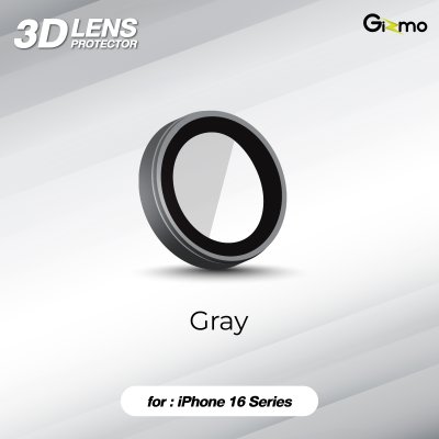 Gizmo 3D Boss Lens Aluminum ring กระจกกันเลนส์กล้อง สำหรับ iPhone 16/16+/16Pro/16Pro max