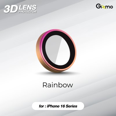 Gizmo 3D Boss Lens Aluminum ring กระจกกันเลนส์กล้อง สำหรับ iPhone 16/16+/16Pro/16Pro max
