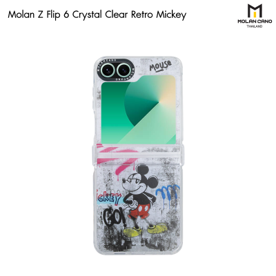 เคส Molan Cano Z Flip 6 ลาย Mickey Mouse ขอบใส
