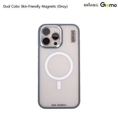 Wlons Dual Color Skin-Friendly Magnetic Magsafe  iPhone เนื้อสัมผัสแมท กันกระแทก เลนส์กล้องยกสูง สำหรับไอโฟน 16 promax
