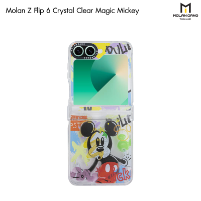 เคส Molan Cano Z Flip 6 ลาย Mickey Mouse ขอบใส