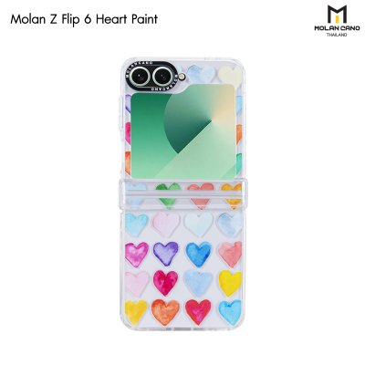 เคส Molan Cano Z Flip 6 ใสพิมพ์ลายสวย กันฝุ่น กันกระแทก