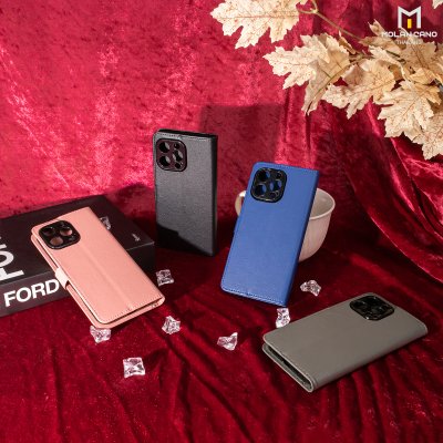 Molan Cano Mocha Diary Case เคสฝาพับมีช่องใส่บัตร iPhone สำหรับไอโฟน 16/16+/16pro/16promax