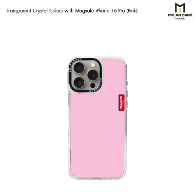 Molan Cano Tranparent Crystal Color Magsafe กันรอยขีดข่วน กันกระแทก เคสชาร์จได้ for iPhone 16/16+/16pro/16Pro max