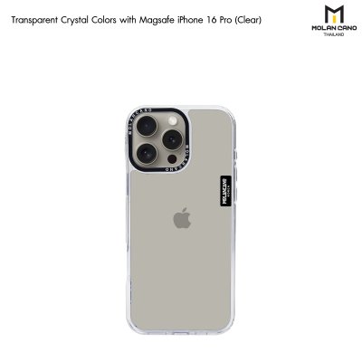 Molan Cano Tranparent Crystal Color Magsafe กันรอยขีดข่วน กันกระแทก เคสชาร์จได้ for iPhone 16/16+/16pro/16Pro max