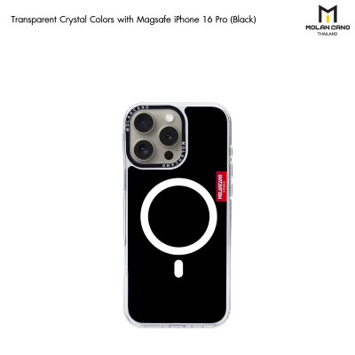 Molan Cano Tranparent Crystal Color Magsafe กันรอยขีดข่วน กันกระแทก เคสชาร์จได้ for iPhone 16/16+/16pro/16Pro max