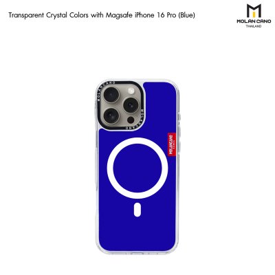 Molan Cano Tranparent Crystal Color Magsafe กันรอยขีดข่วน กันกระแทก เคสชาร์จได้ for iPhone 16/16+/16pro/16Pro max