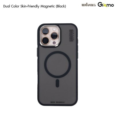 Wlons Dual Color Skin-Friendly Magnetic Magsafe  iPhone เนื้อสัมผัสแมท กันกระแทก เลนส์กล้องยกสูง สำหรับไอโฟน 16 promax