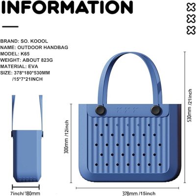 Koool Outdoor Shoulder K65 กระเป๋าถือแบบเปิดได้สำหรับกลางแจ้ง น้ำหนักเบา กันน้ำ