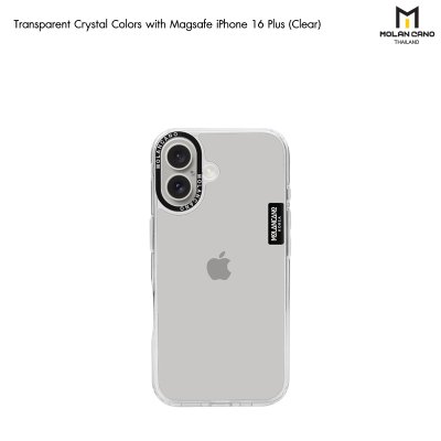 Molan Cano Tranparent Crystal Color Magsafe กันรอยขีดข่วน กันกระแทก เคสชาร์จได้ for iPhone 16/16+/16pro/16Pro max