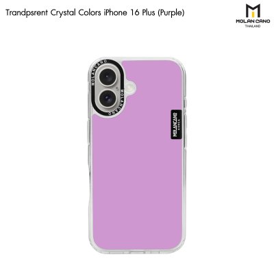 Molan Cano Tranparent Crystal Color กันรอยขีดข่วน กันกระแทก for iPhone 16/16+/16pro/16Pro max