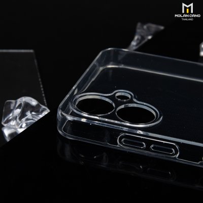 MOLAN CANO Gliter Jelly Case Clear รุ่น Samsung Galaxy S24FE / A06 เคสใส แบบนิ่ม กลิตเตอร์ กากเพชร