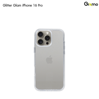 Gizmo Glitter Glam iPhone 16/16+/16Pro/16Promax เคสไอโฟน เคสใสกลิตเตอร์ กากเพชร กันรอยขีดข่วน กันกระแทก