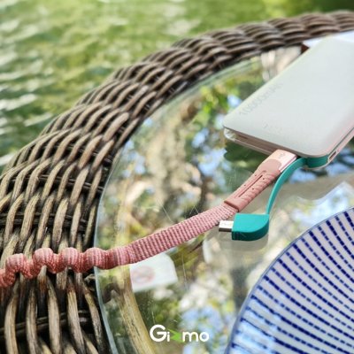 Gizmo สายชาร์จไอโฟน lightning สายผ้า ยืดได้ย๊าวยาว 1.2 เมตร ประกัน1ปี รุ่น GU-028