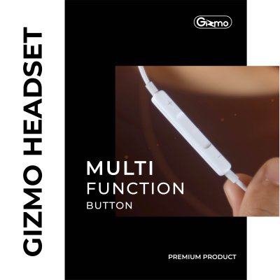 Gizmo หูฟังสมอลทอร์ค หัว Lightning รุ่น GS-012