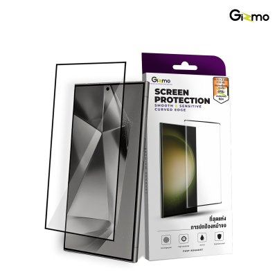 Gizmo Film ฟิล์มกระจกใสนิรภัย 2 ชั้น สำหรับ S24,S24plus, S24ultra Full Glass Strong ป้องกันระดับ 9H