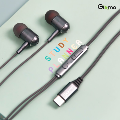 Gizmo รุ่น GS-014  หูฟัง type-c  หูฟังพอร์ตtype-c  หูฟังอินเอียร์ เบสหนัก เสียงใส สายยาว1.2m โดยประมาณ