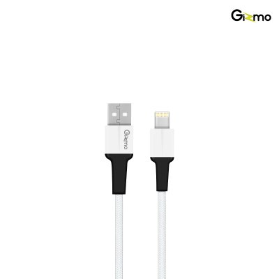 Gizmo สายชาร์จ Lightning ไลท์นิ่ง สายไอโฟน ผ้าถัก ความยาว 2 เมตร 3A รุ่น GU-065