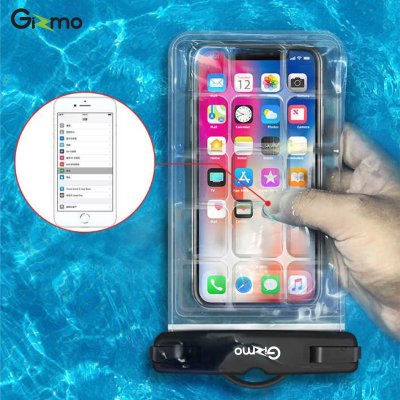 Gizmo ซองกันน้ำใส่มือถือ กันน้ำได้ 100% ดำน้ำลึก 30 เมตร ฟรี! สายคล้องคอ รุ่น GW-005