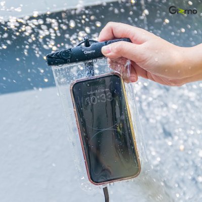 Gizmo waterproof ซองกันน้ำใส รุ่น GW-006 ถ่ายรูปสวย ดำน้ำลึกมาตรฐานIPX8ระบบล็อคแน่นหนา กันน้ำ 100% ฟรี! สายคล้องคอ